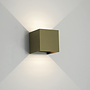 BOXX wandlamp LED - Geborsteld Goud