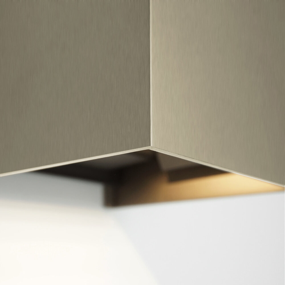 Boxx wall lamp LED - Brushed Champagne