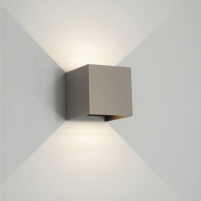 Boxx wall lamp LED - Brushed Champagne