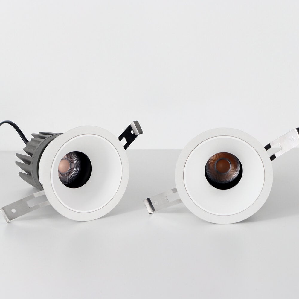 CONE - Deep anti-glare recessed LED spot - Brushed Gold V2