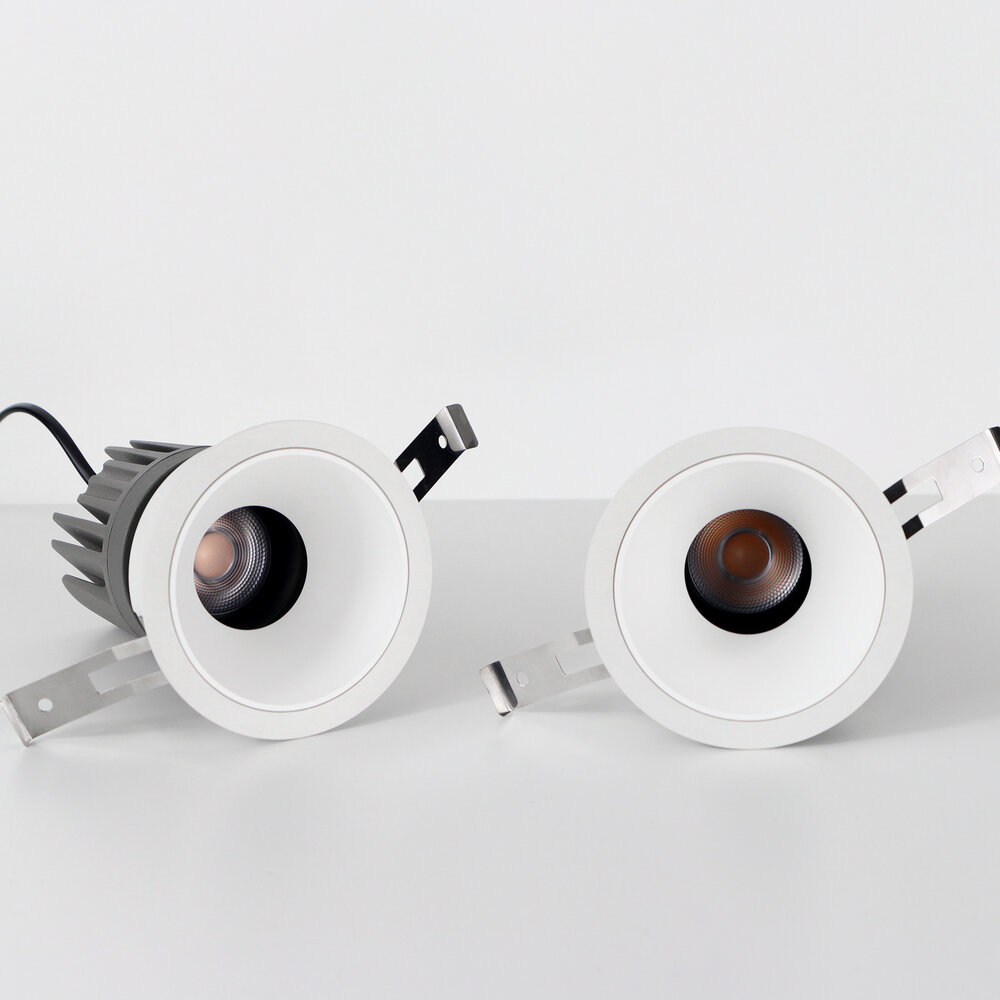 CONE - Verdiepte anti-verblinding inbouw LED spot - Geborsteld Zwart