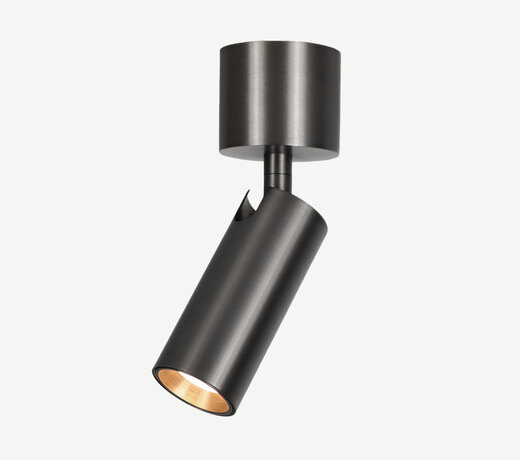 Surface-mounted ceiling spot lighting