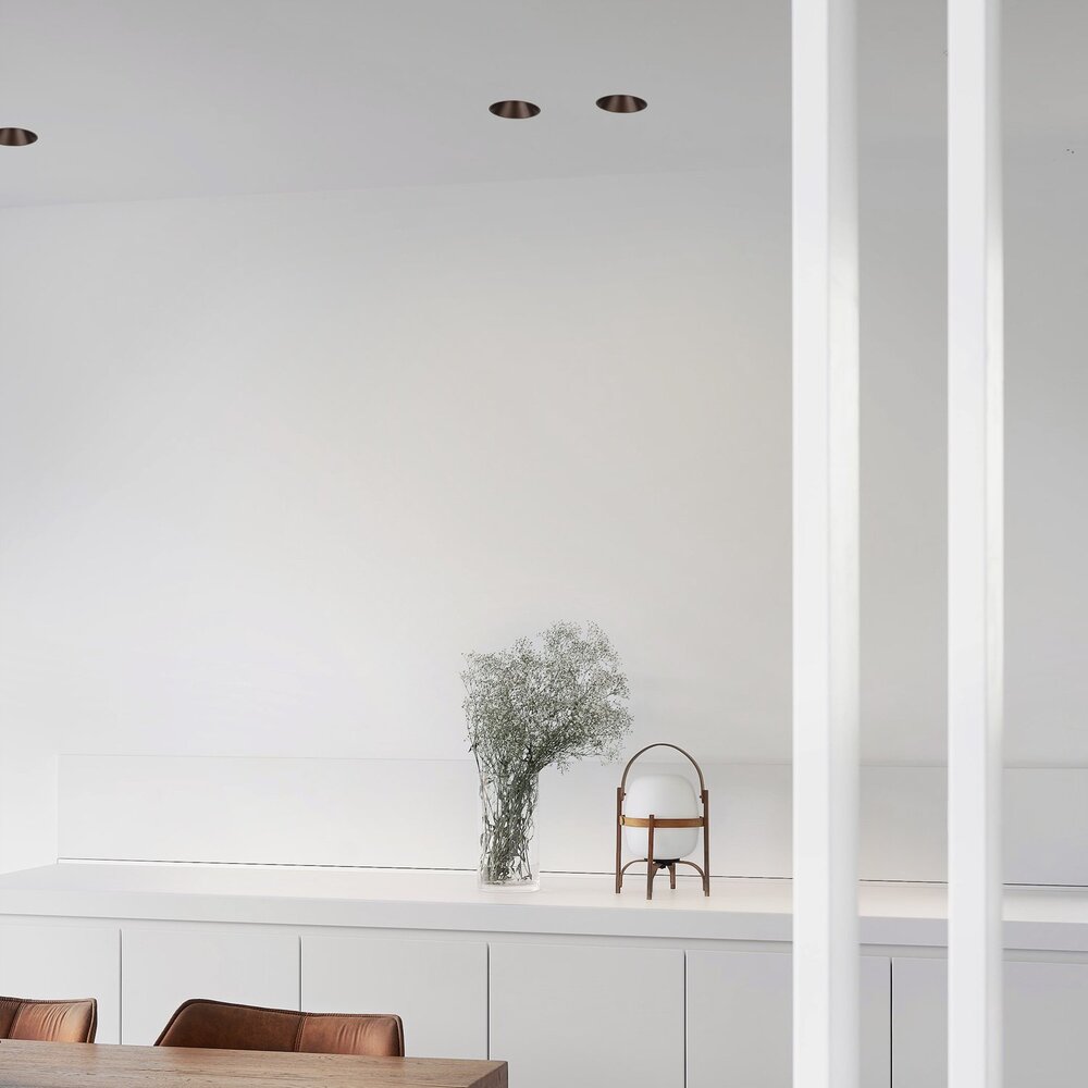 CONE - Deep anti-glare trimless recessed LED spot double – Powder coated White