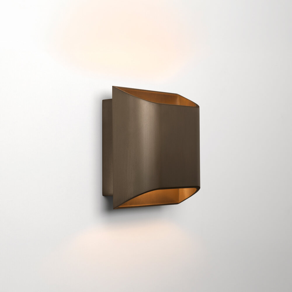 EDGE up-down wall lamp - Brushed Bronze