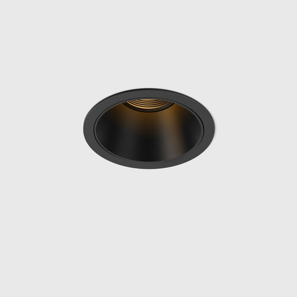 CONE - Deep anti-glare recessed LED spot - Powder coated Black