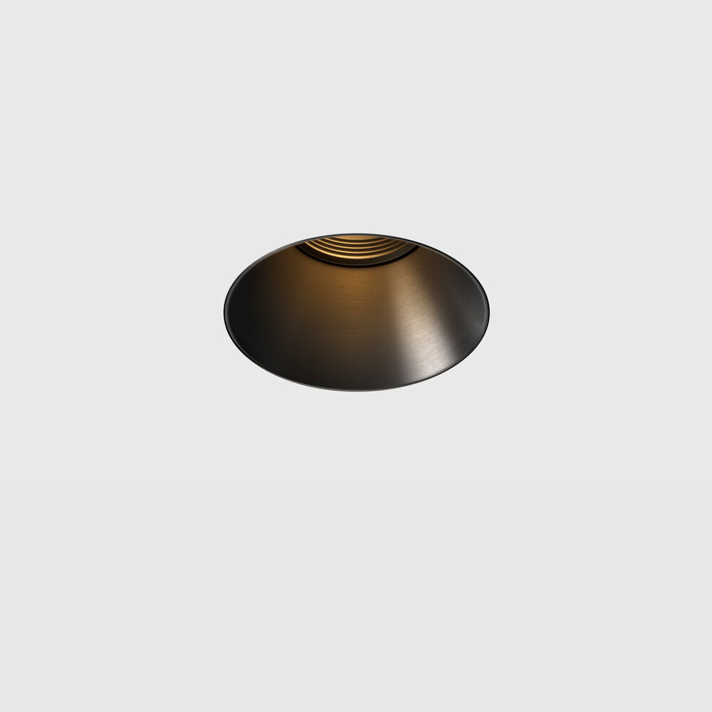 CONE - Deep anti-glare trimless recessed LED spot double – Brushed Black