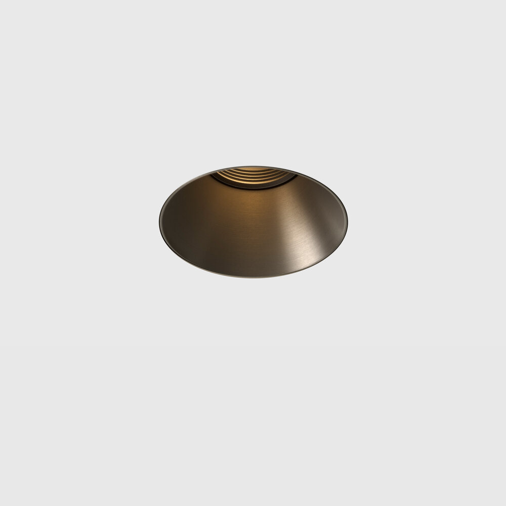 CONE - Deep anti-glare trimless recessed LED spot double – Brushed Champagne