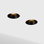 CONE - Deep anti-glare trimless recessed LED spot double - Black