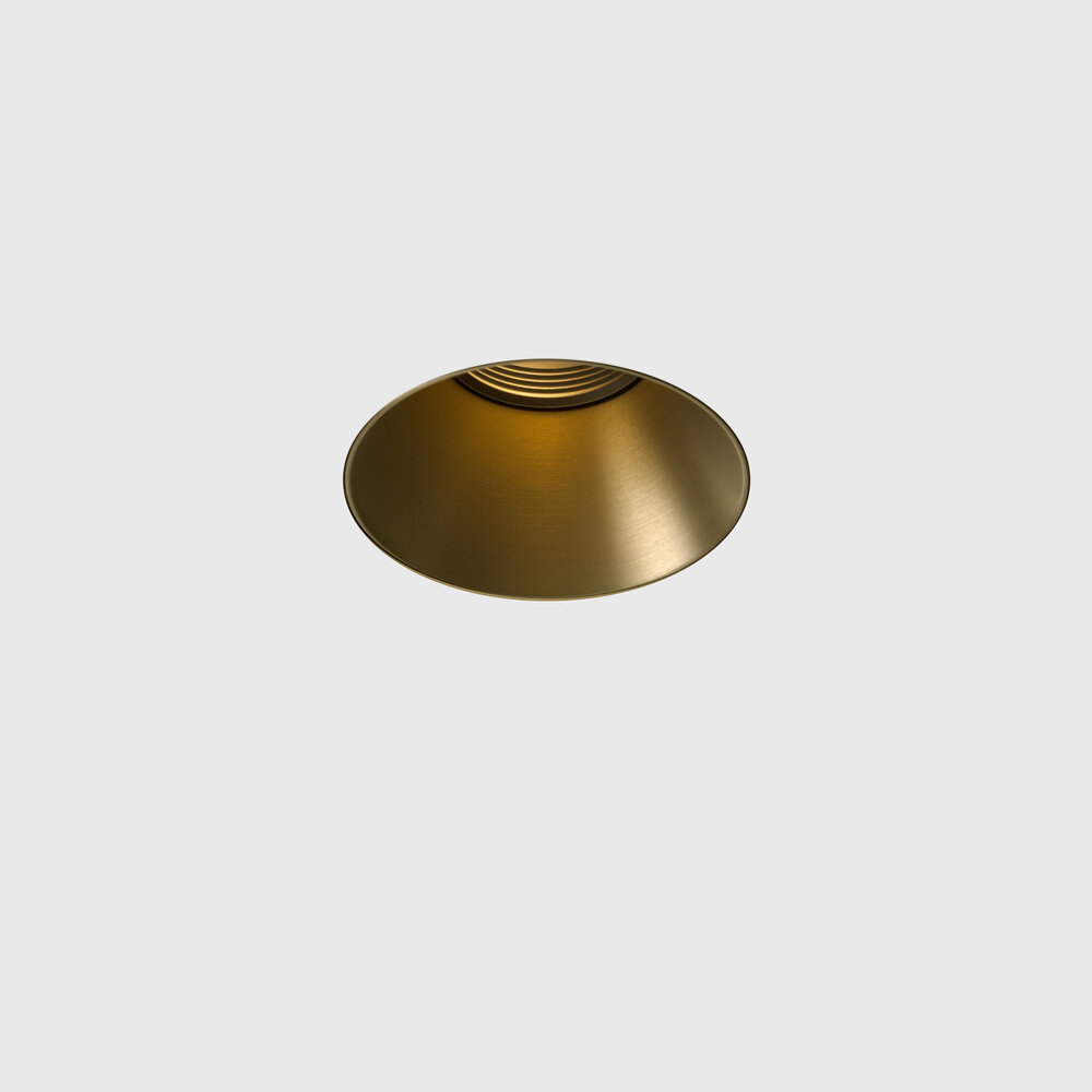 CONE - Deep anti-glare trimless recessed LED spot – Brushed Gold V2