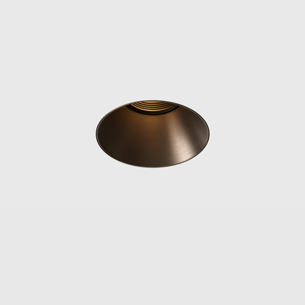 CONE - Deep anti-glare trimless recessed LED spot – Brushed Bronze