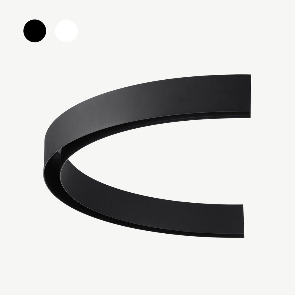 CLIXX SLIM magnetic track lighting system - surface/pendant 1/2 circle Ø 600