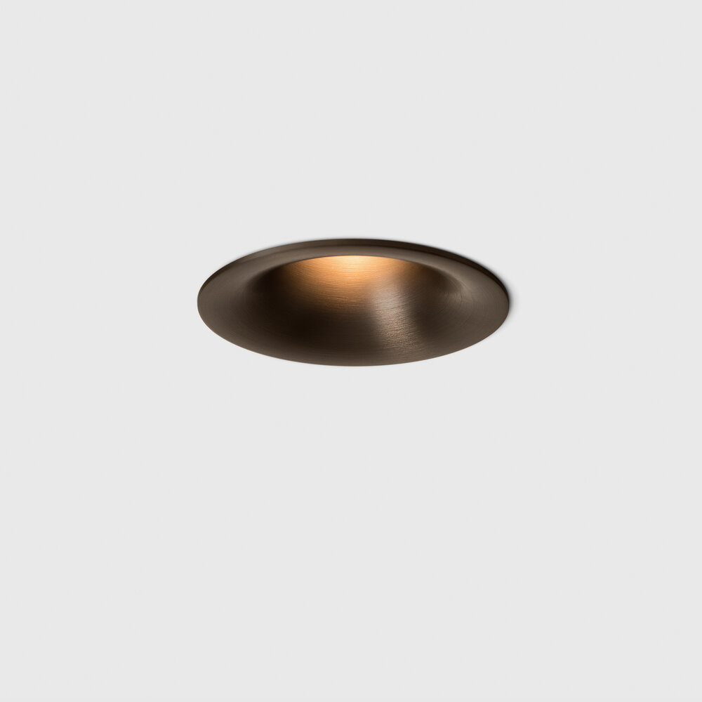 FLOW - Deep recessed LED downlight - Brushed Bronze