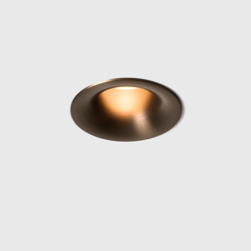 FLOW - Deep recessed LED downlight - Brushed Bronze