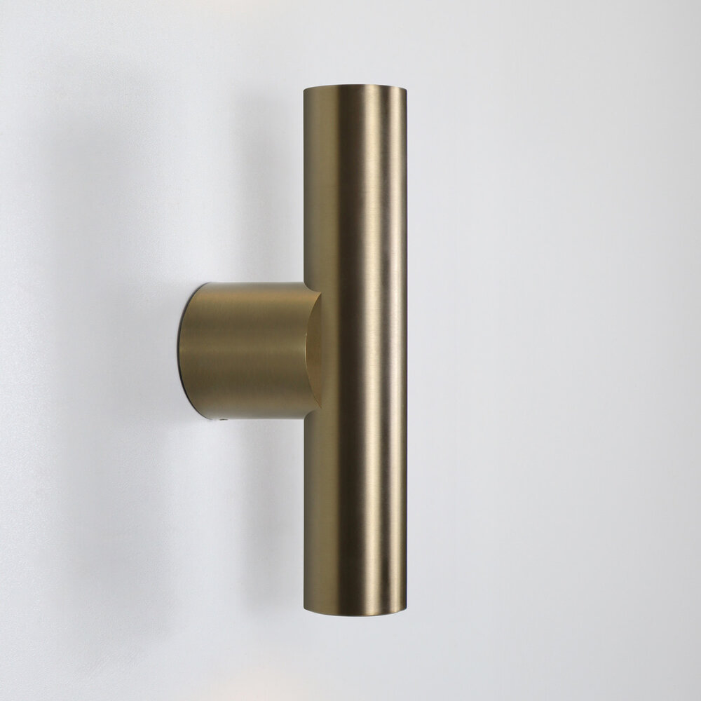 SPOT40 LED up-down wall lamp - Brushed Gold V2