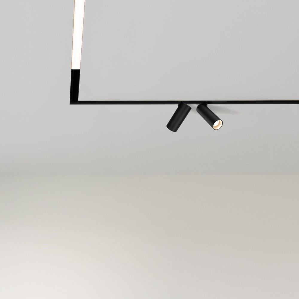 CLIXX SLIM magnetic track light system - SPOT35D LED module - Brushed black