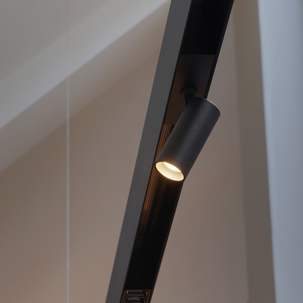 CLIXX SLIM magnetisch rail verlichtingssysteem - SPOT35 LED module - Geborsteld zwart