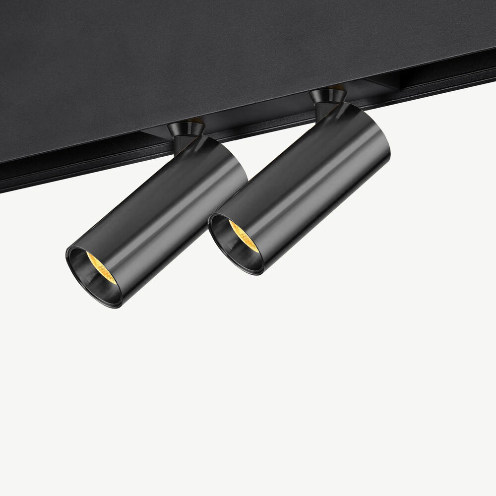 CLIXX SLIM magnetisch rail verlichtingssysteem - SPOT35D LED module - Geborsteld zwart