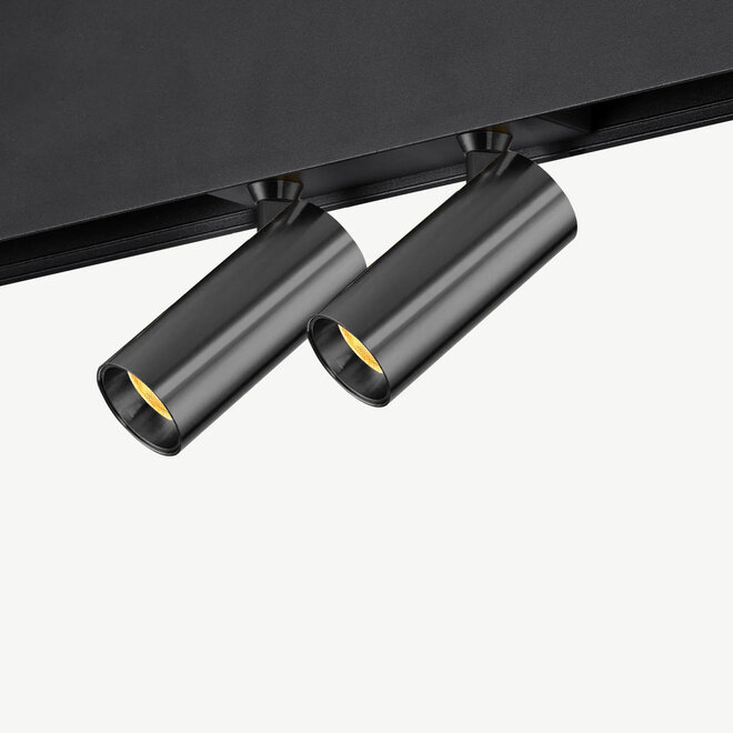 CLIXX SLIM magnetische LED module SPOT35D - Geborsteld zwart