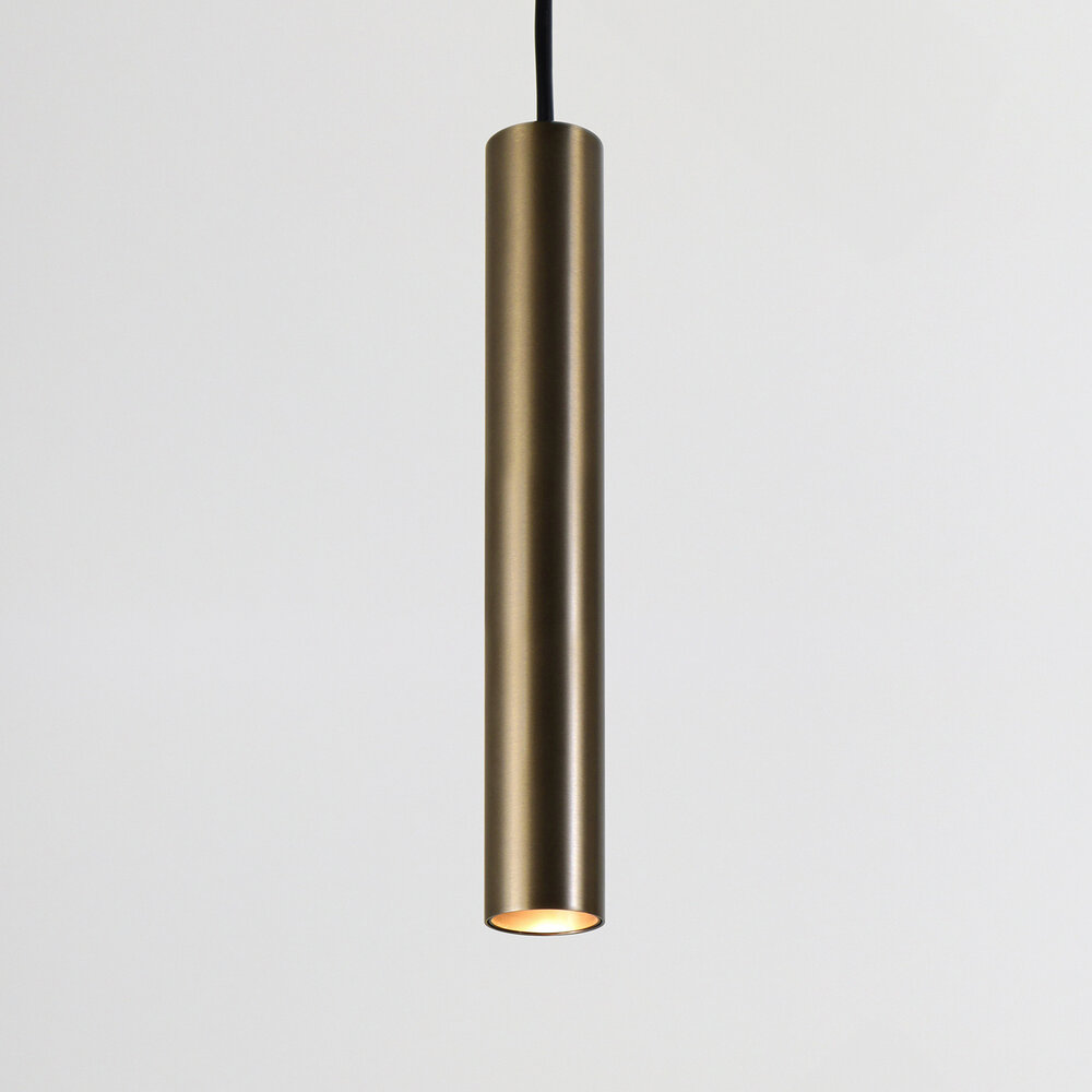 CLIXX SLIM magnetisch rail verlichtingssysteem - TUBE Hanglamp 35 LED module - Geborsteld Goud