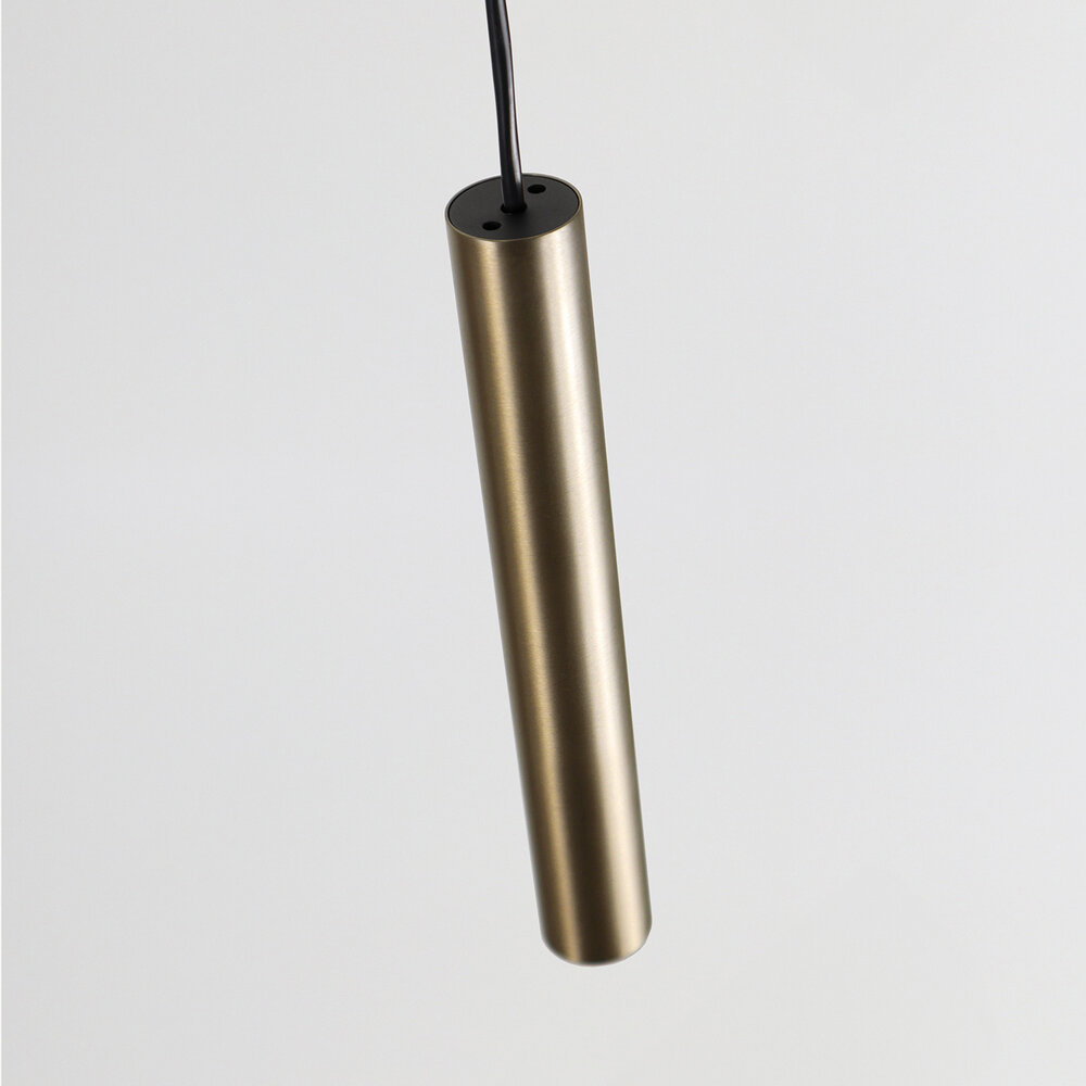 CLIXX SLIM magnetisch rail verlichtingssysteem - TUBE Hanglamp 35 LED module - Geborsteld Goud