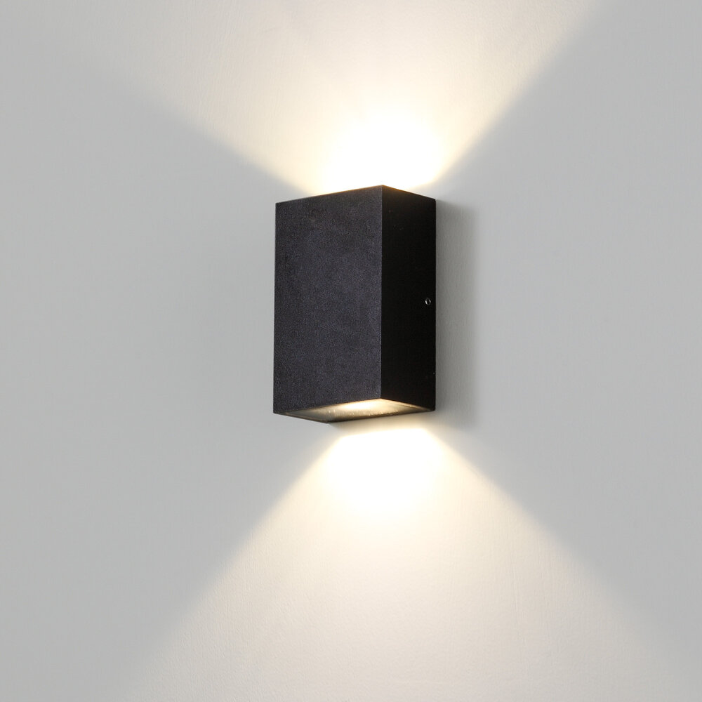 TREND up/down buitenwandlamp LED - Zwart