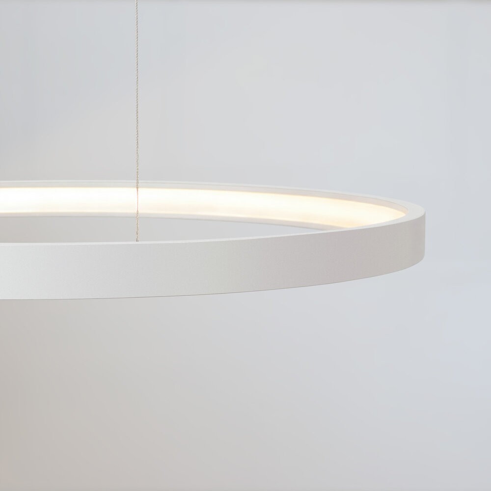 HALO LED ring hanglamp - Wit