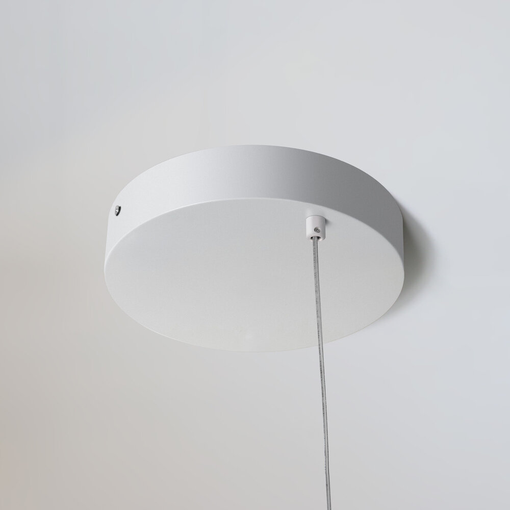 HALO LED suspended ring light - White