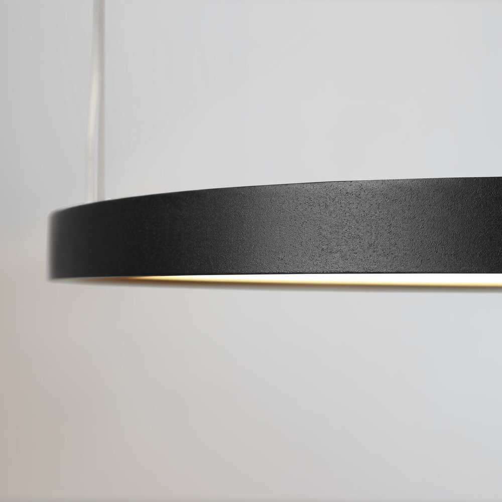 HALO LED ring hanglamp - Zwart