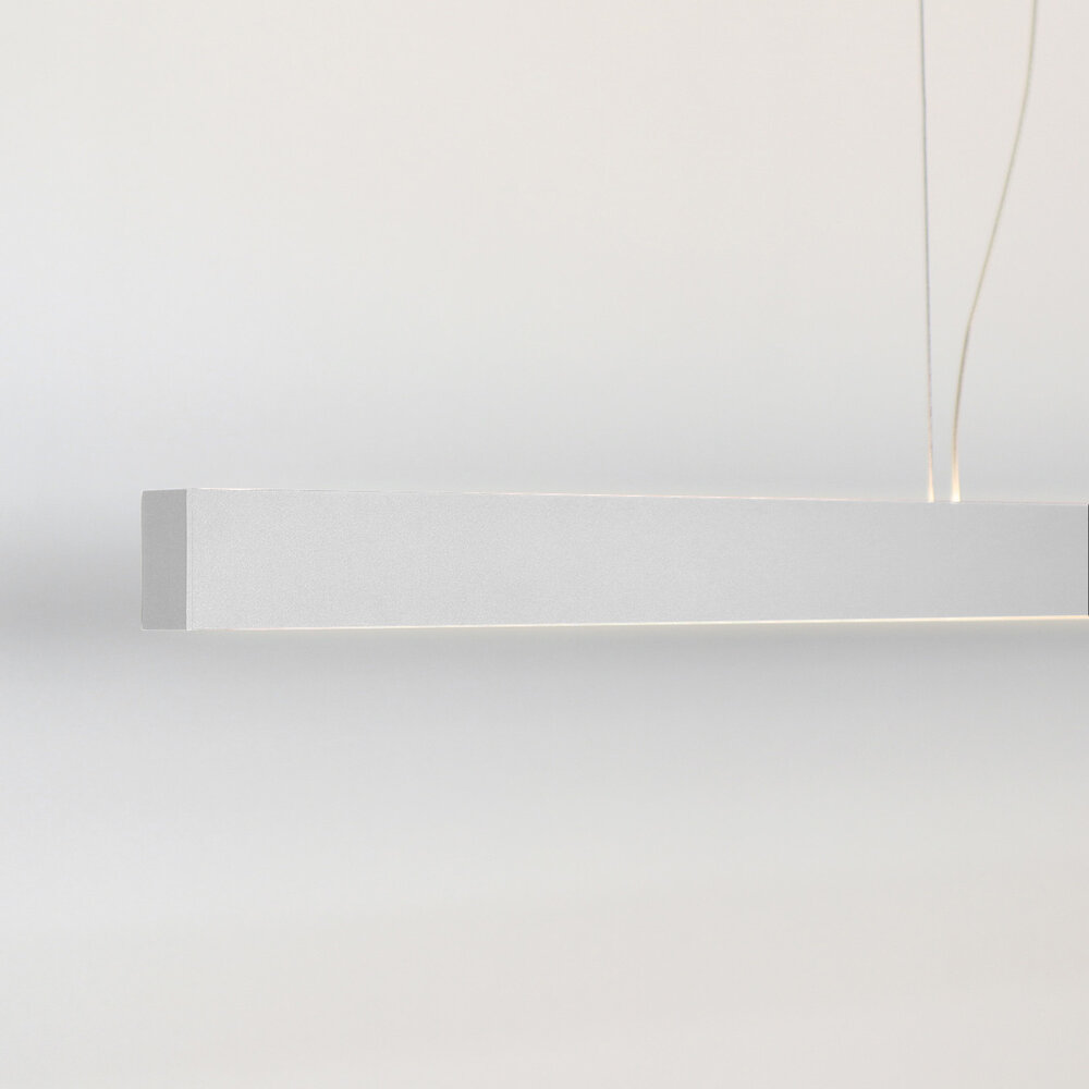 LINE linear LED pendant lamp up-down - White