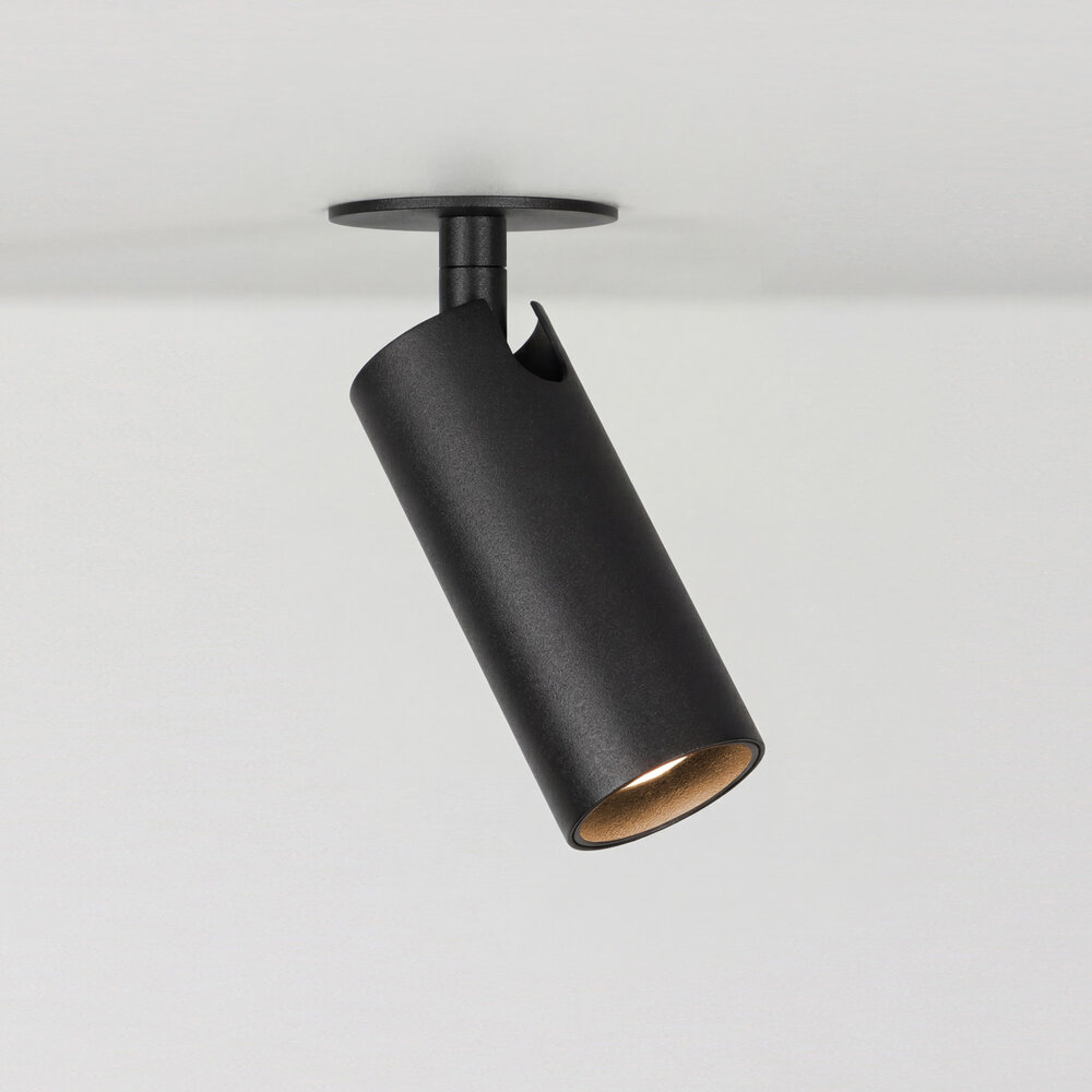 SPOT40 semi-inbouw LED spot - Zwart