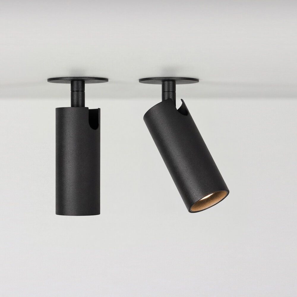 SPOT40 semi-inbouw LED spot - Zwart