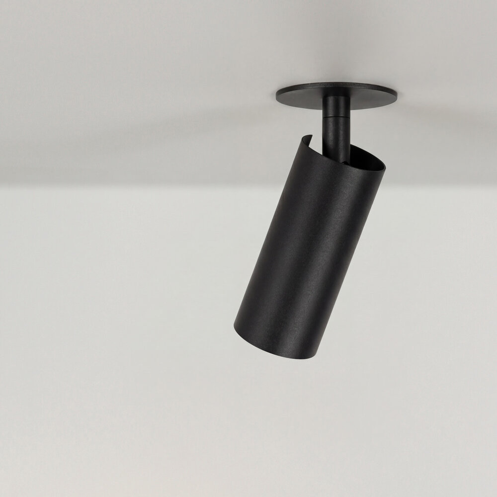 SPOT40 semi-inbouw LED spot - Zwart