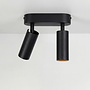 SPOT40 surface mounted adjustable LED spot Double - Black