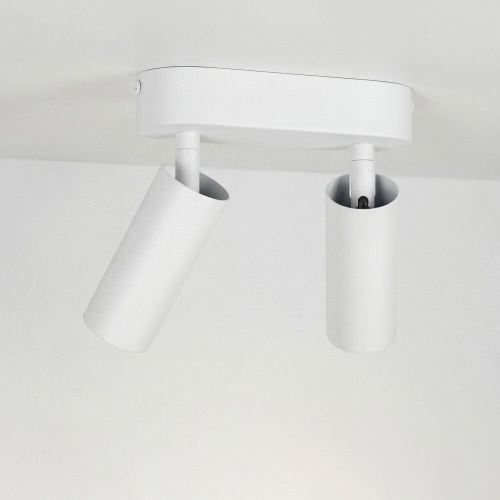 SPOT40 surface mounted adjustable LED spot Double - White