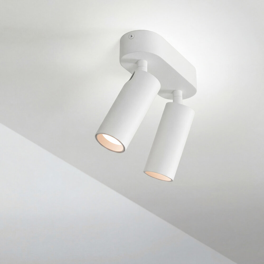 SPOT40 surface mounted adjustable LED spot Double - White