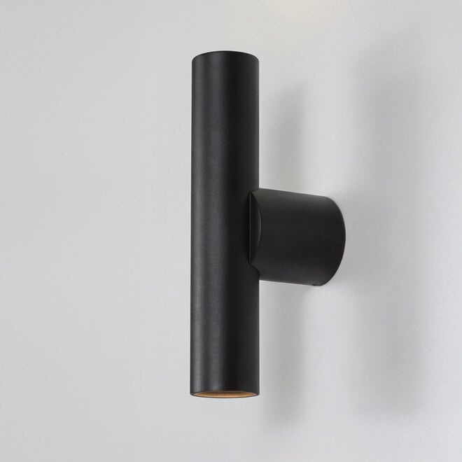 SPOT40 LED up-down  wandlamp - Zwart V2