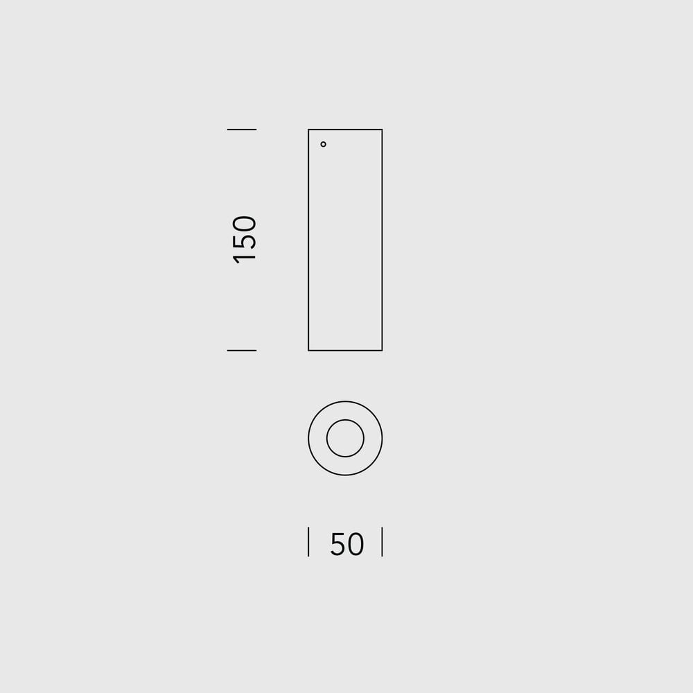 SPOT40 LED downlight 150 - Black