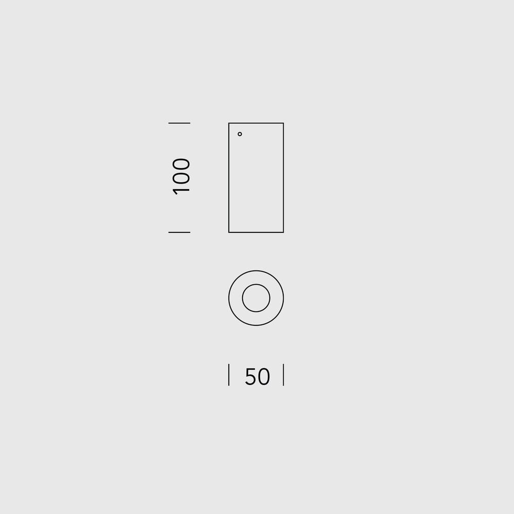 SPOT40 LED downlight 100 - Black