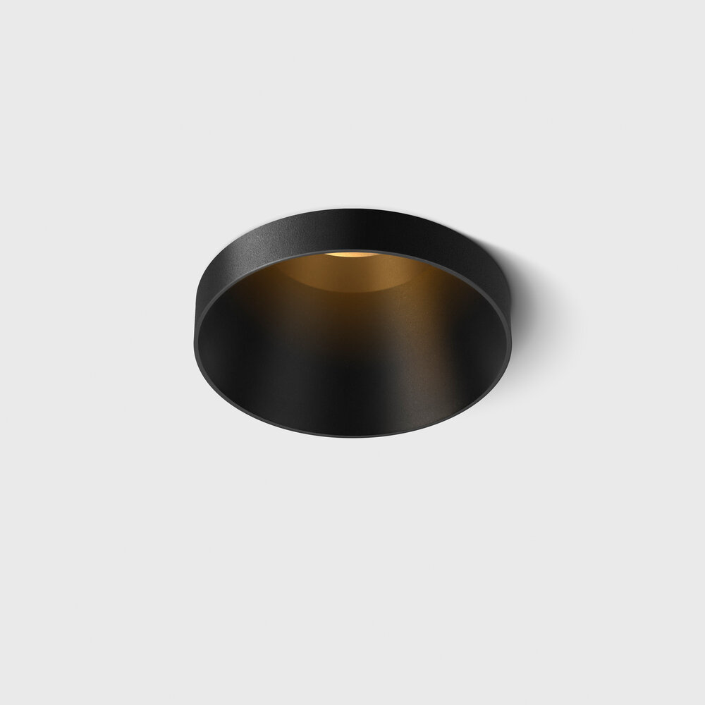 CONE OUT - Deep anti-glare semi recessed LED spot - Black