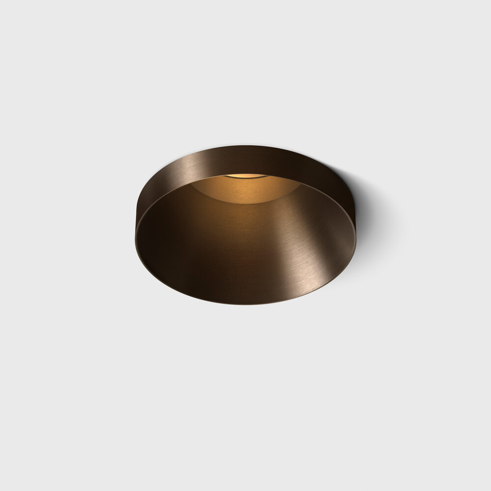CONE OUT - Verdiepte anti-verblinding semi-inbouw LED spot - Geborsteld Brons
