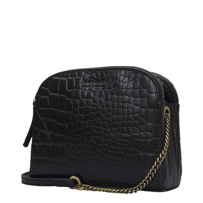O My Bag Emily Eco Classic Black Croco