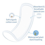 Natracare Serviettes Hygiéniques Ultra Extra Super sans Ailettes 12 pièces