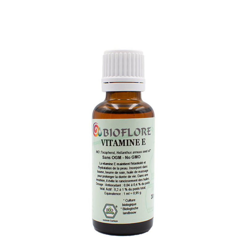 Bioflore Vitamine E Bio + Pipette Compte-Gouttes