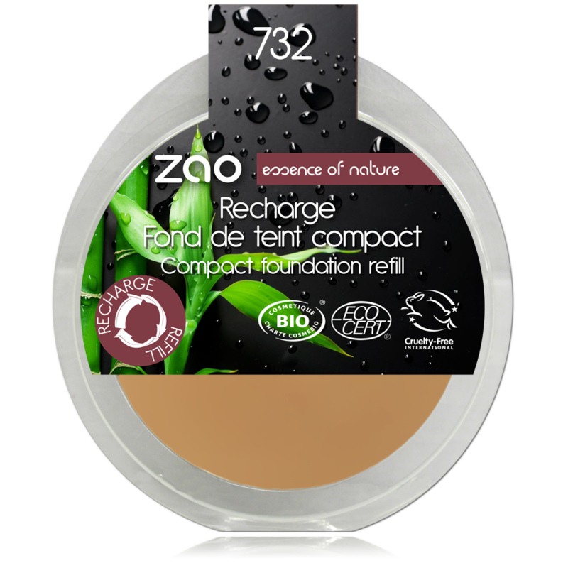 Zao Recharge Fond de Teint Compact Peaux Claires