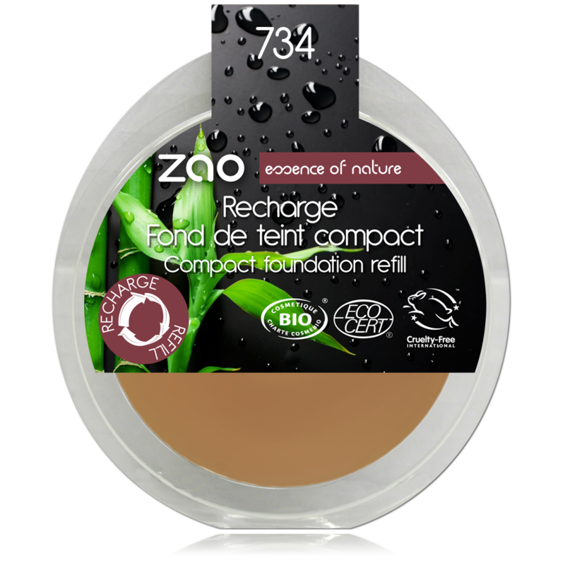 Zao Recharge Fond de Teint Compact Peaux Claires