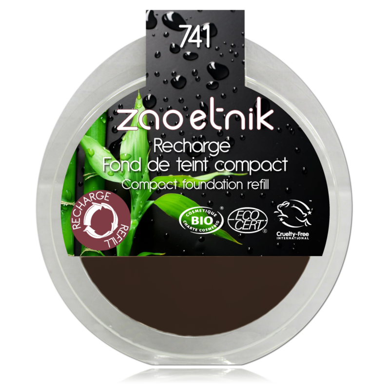 Zao Recharge Fond de Teint Compact Peaux Foncées