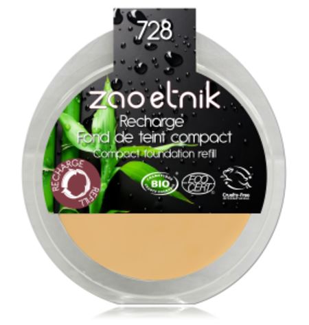 Zao Recharge Fond de Teint Compact Peaux Claires