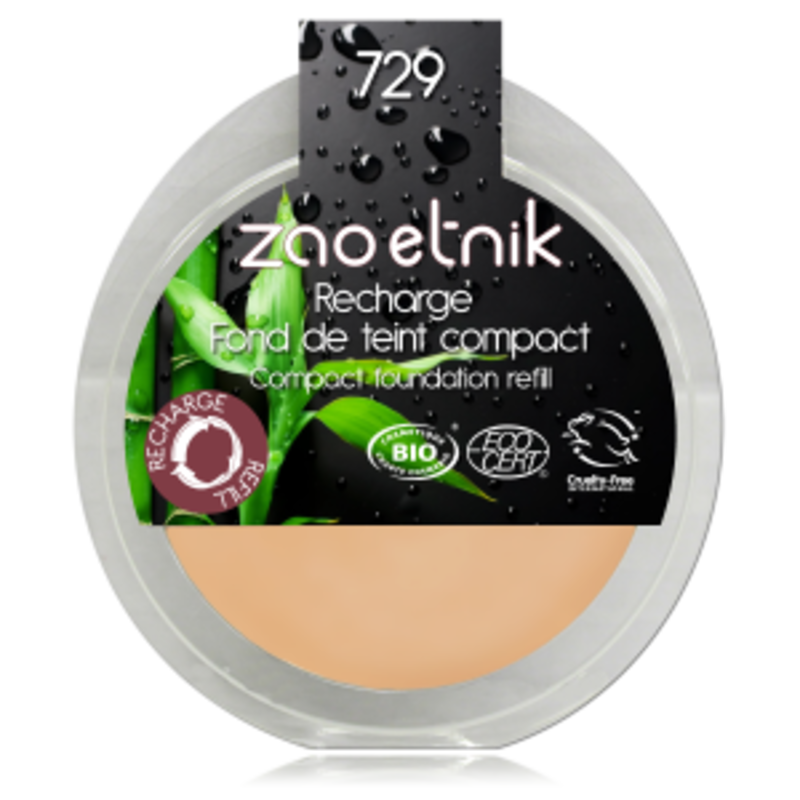 Zao Recharge Fond de Teint Compact Peaux Claires