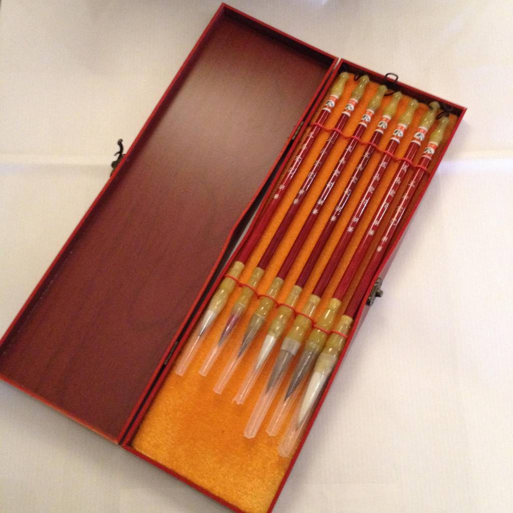 asian calligraphy set