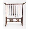 Fine Asianliving Calligraphy Brushes Rack Wood Handcarved